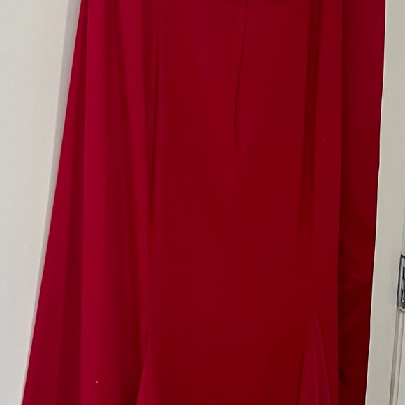 Vera Wang Strapless Chiffon Dress Size 18 - Picture 8 of 9